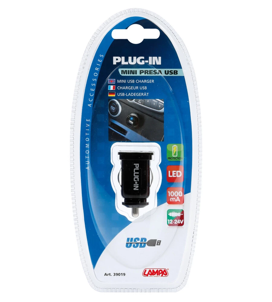 Plug-in 12-24v usb  39019