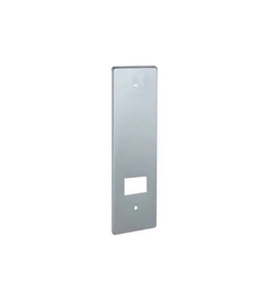 Placca acciaio inox interasse 165 mm.