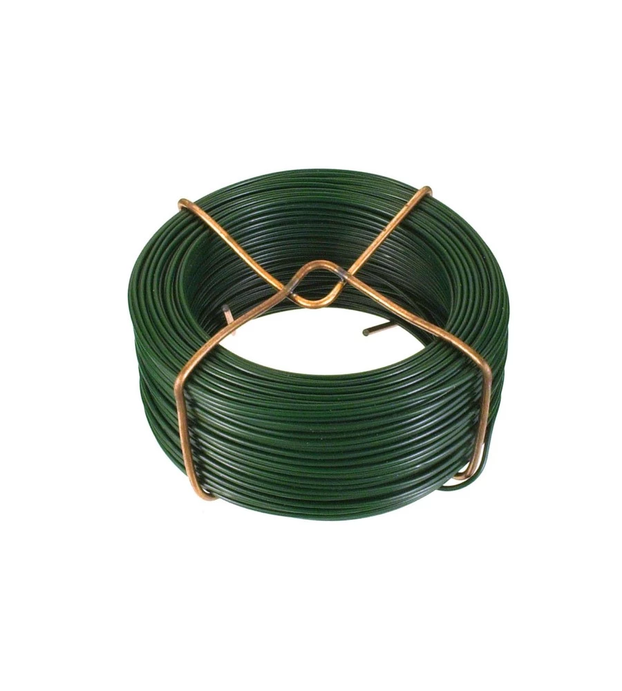 Filo di ferro zincato rivestito pvc verde Ø 1,0 mm. - 60 mt.