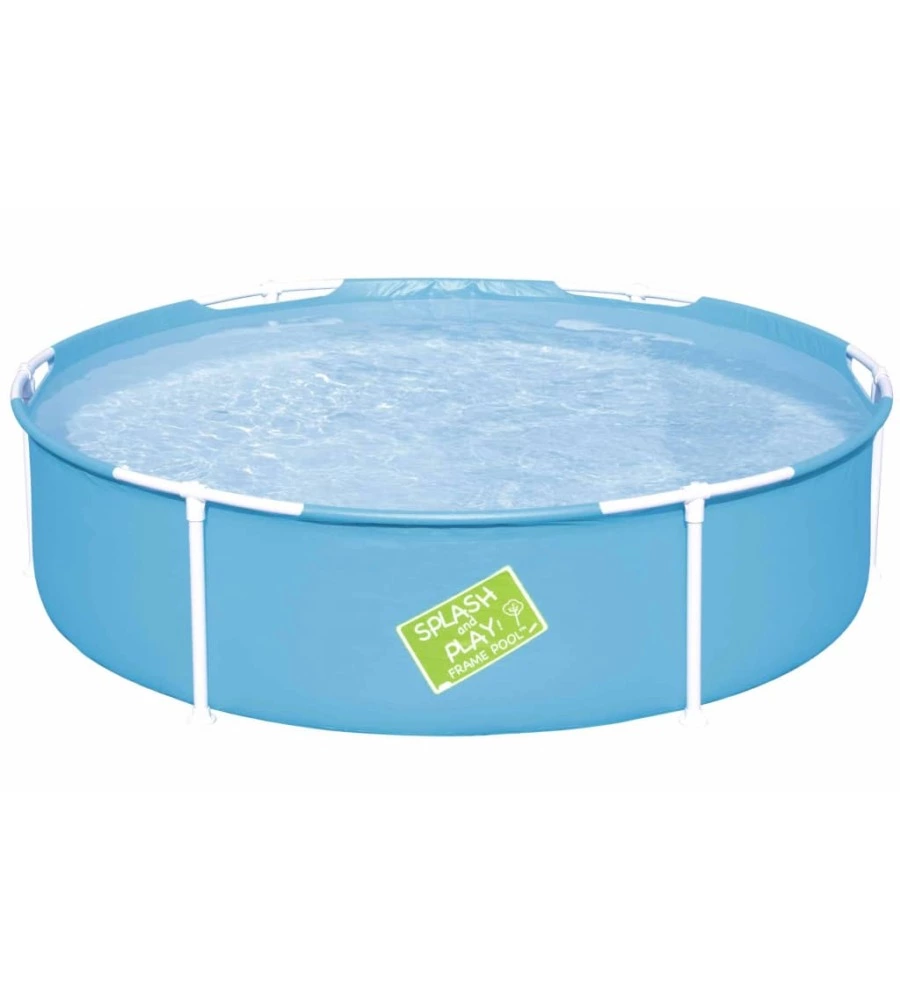 Piscina fuori terra rotonda per bambini bestway "la mia prima piscina steel frame" 152x38 cm - cod. 56283