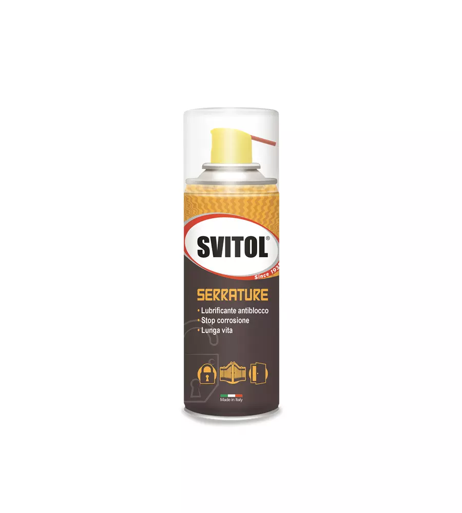 Lubrificante antiblocco per serrature e porte svitol easy serrature, 200 ml