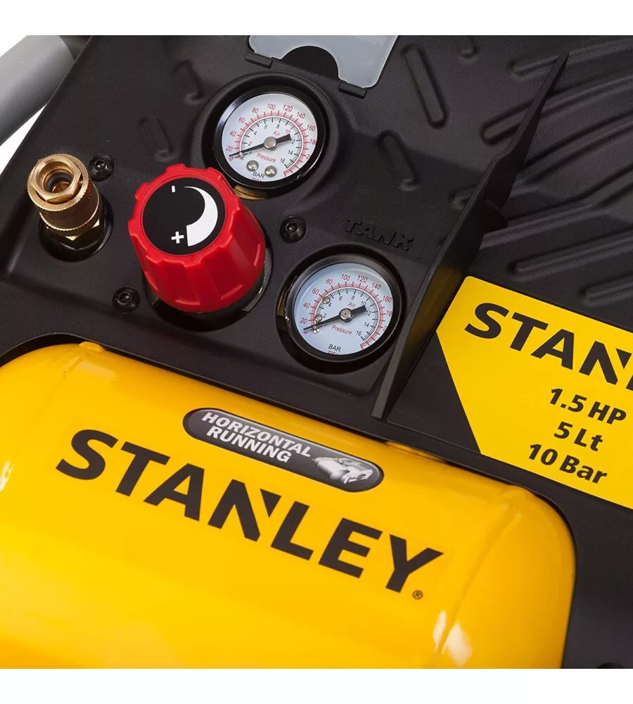 Compressore aria portatile stanley 5l 1,5hp