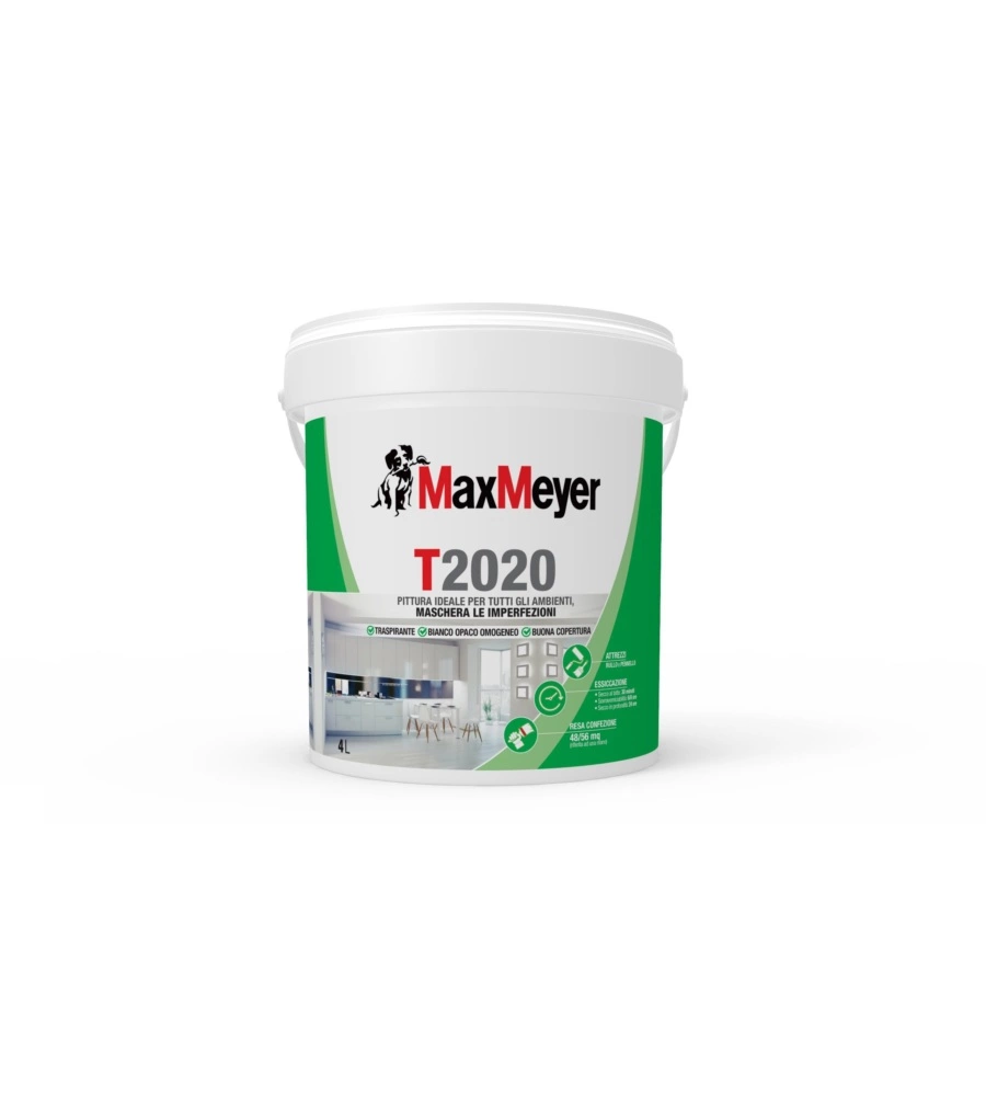 Pittura t2020 igienizzante bianco lt 4