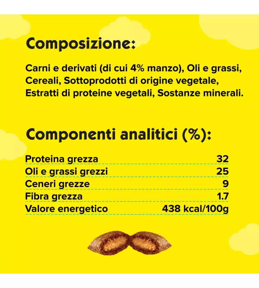 Catisfaction - snack per gatti manzo 60 gr