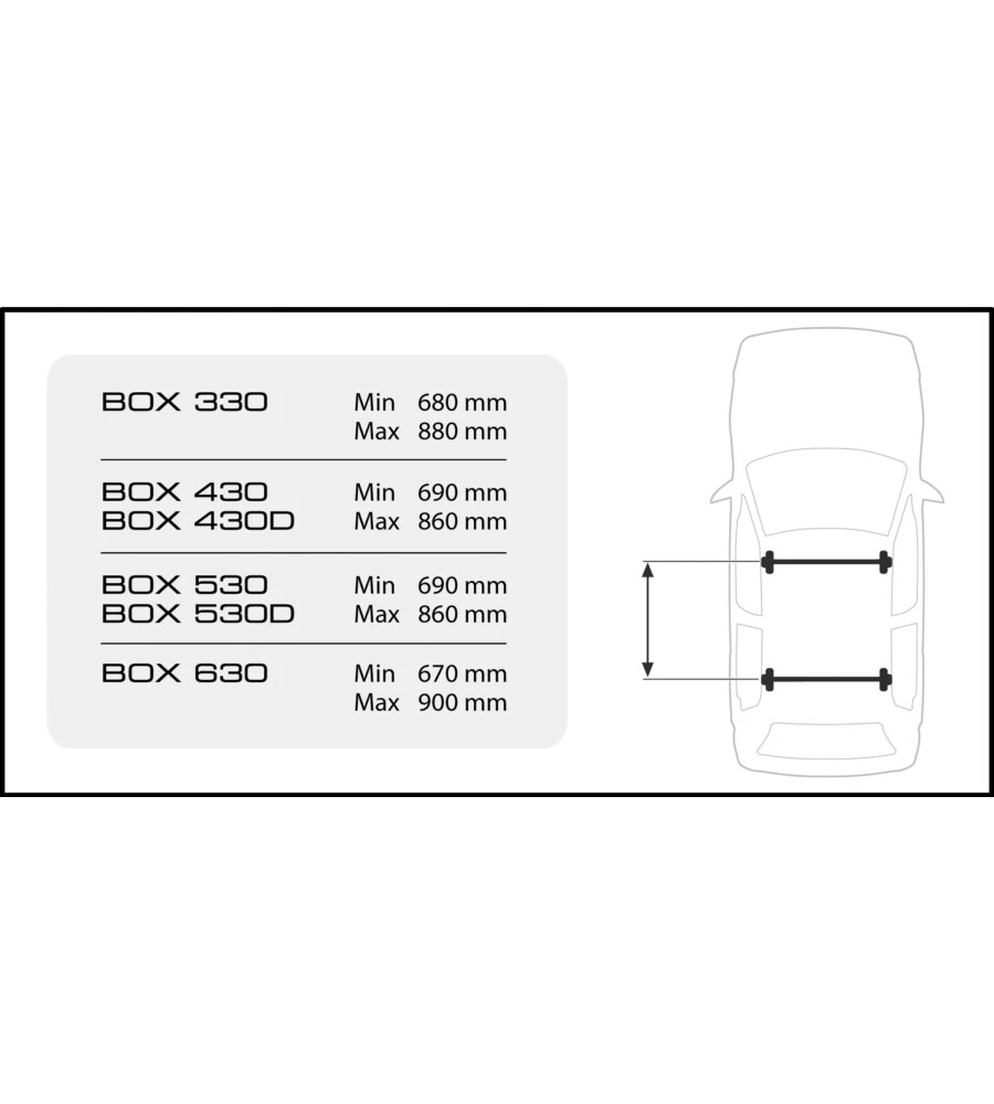 Box tetto per auto 530 litri  in abs argento lucido - n60021