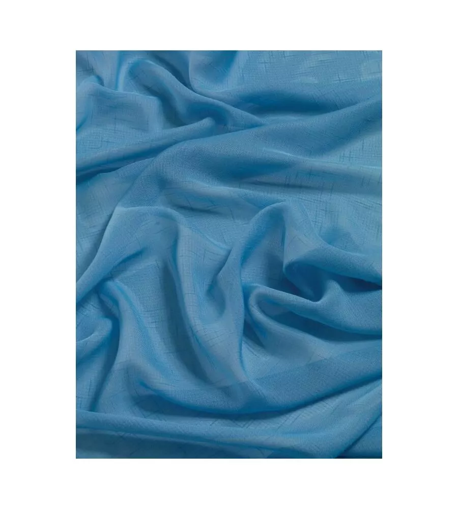 Coppia tendine boucle soft blu 70x150