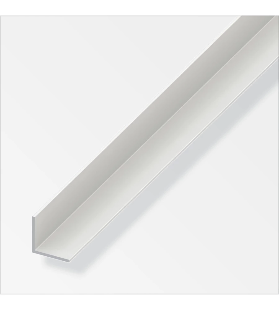 Angolare 40x40x1,2 pvc bianco  - 1 metro.