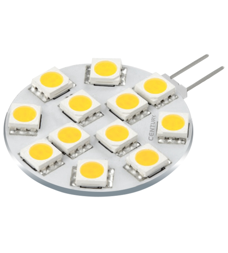 Lampadina led bispina piatto 2w g4 3000k 170 lm