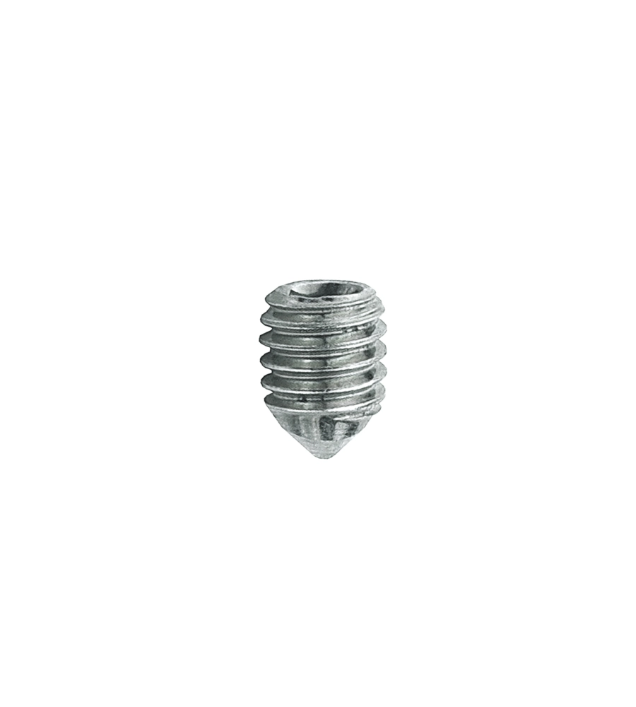 Grani per maniglie zincato bianco m6x8 mm. - 10 pz.