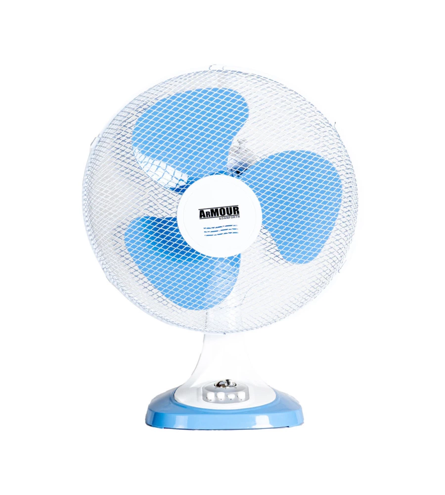 Ventilatore da tavolo armour&danforth con 3 velocitÀ, 40w