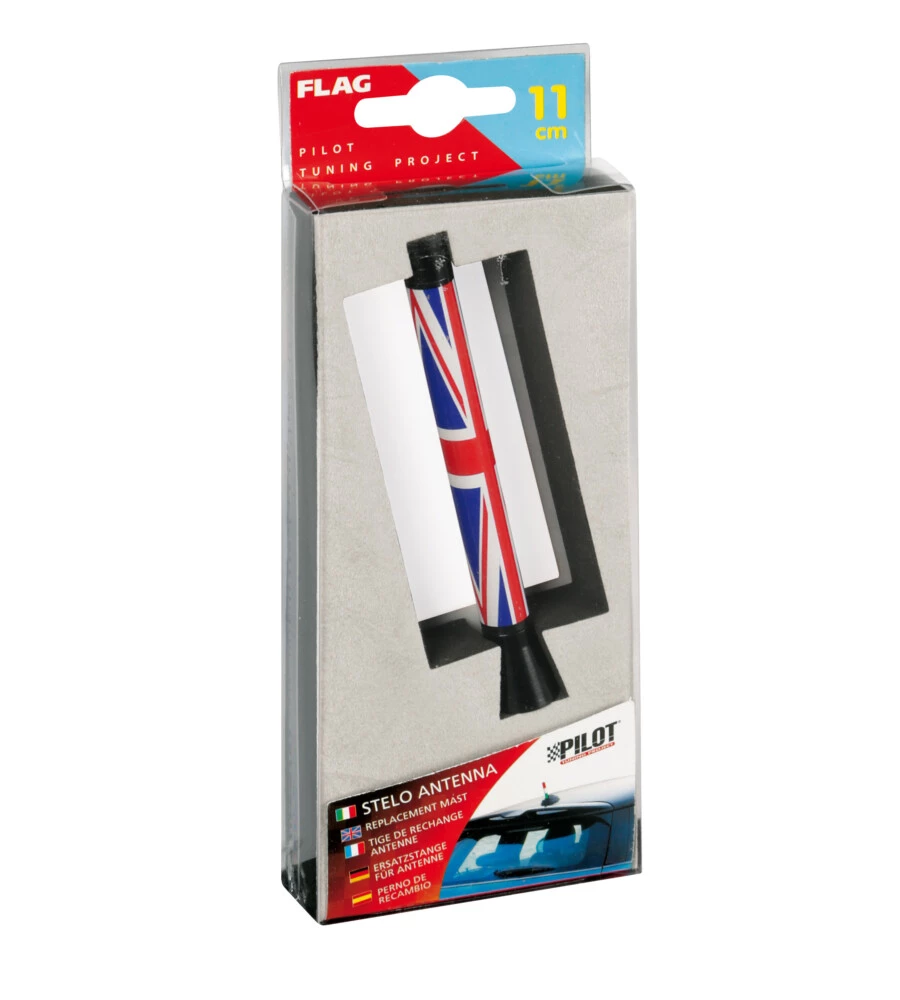 Stelo antenna flag - 11 cm - uk  40276