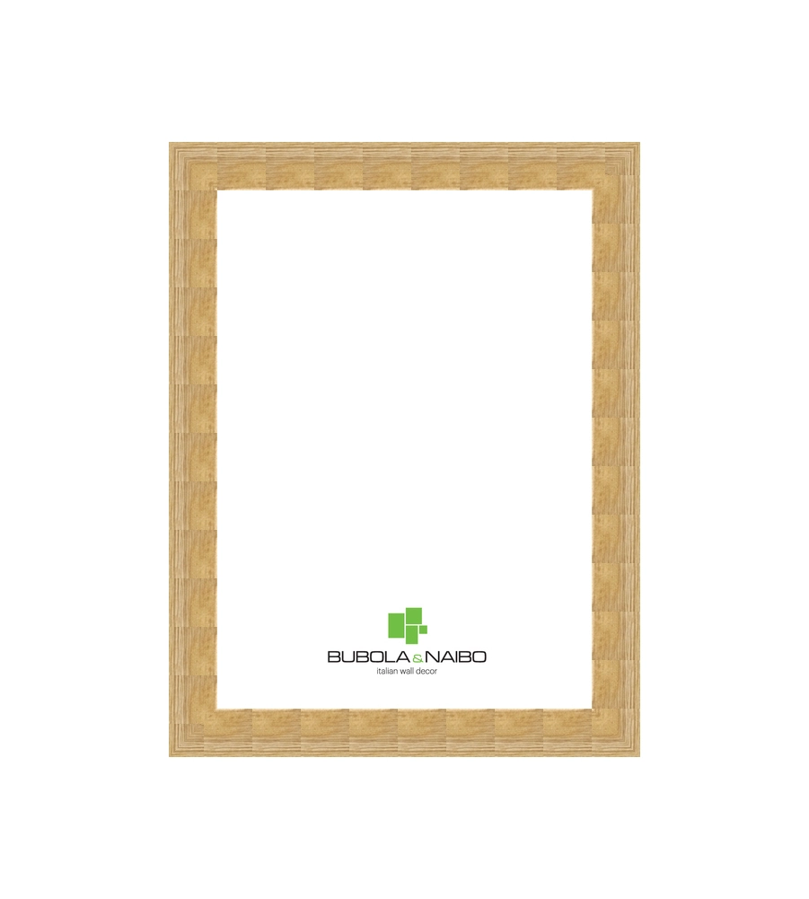 Cornice in legno colore rovere "tulipa" - 13 x 18 cm