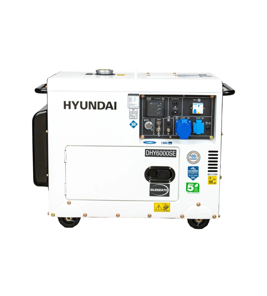 Generatore di corrente a diesel hyundai 5000 w - cod. 65231