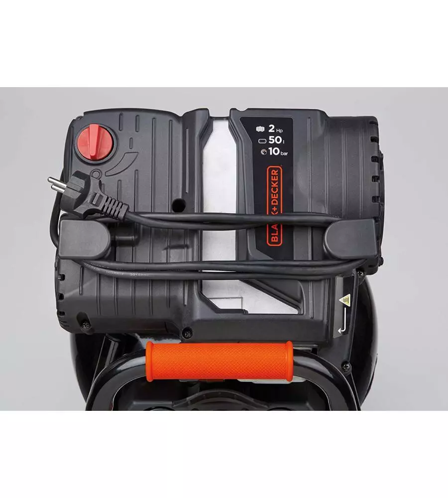 Compressore aria verticale black&decker 50l 2hp