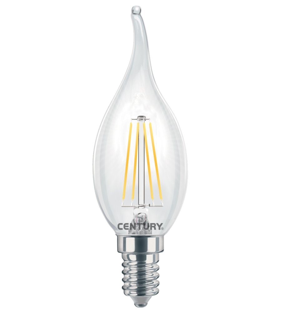 Lampadina led colpo di vento incanto 4w e14 2700k 480 lm