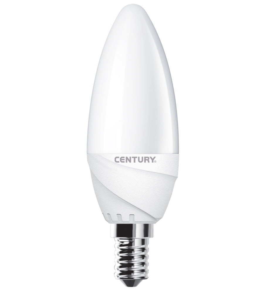 Lampadina led candela frost 6w e14 3000k 470 lm