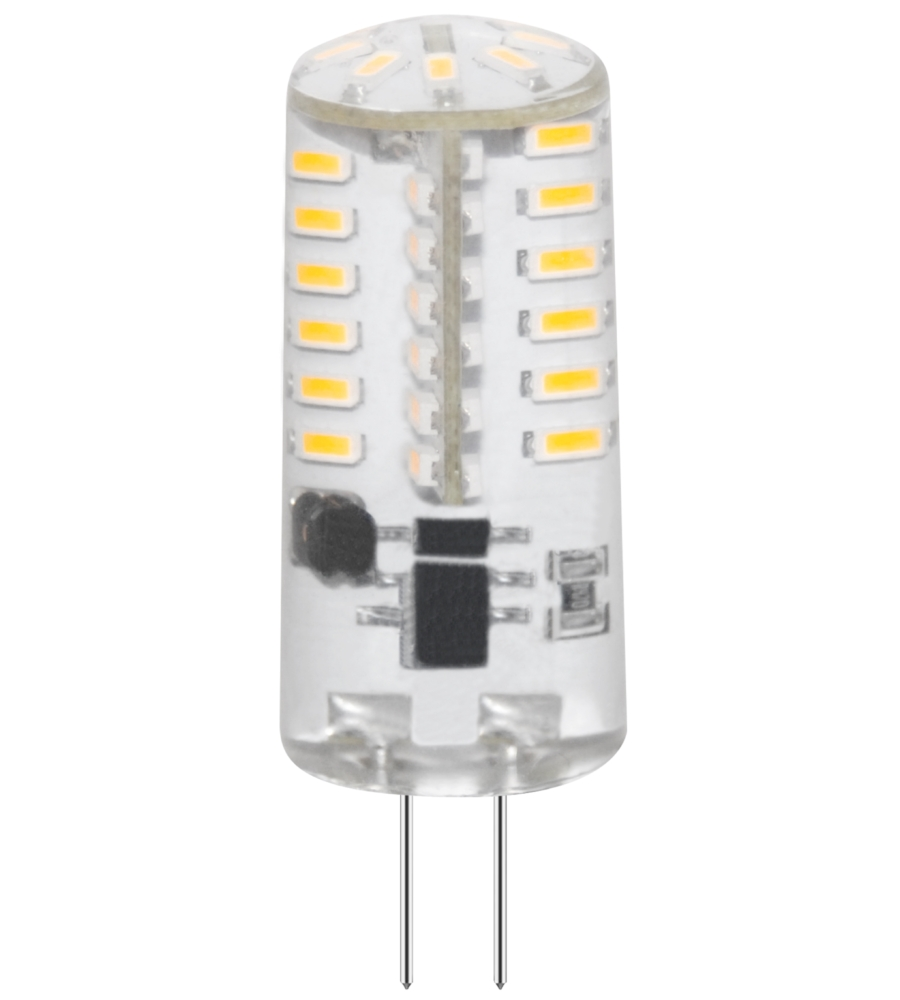 Lampadina led bispina silicon 3w g4 3000k 200  lm