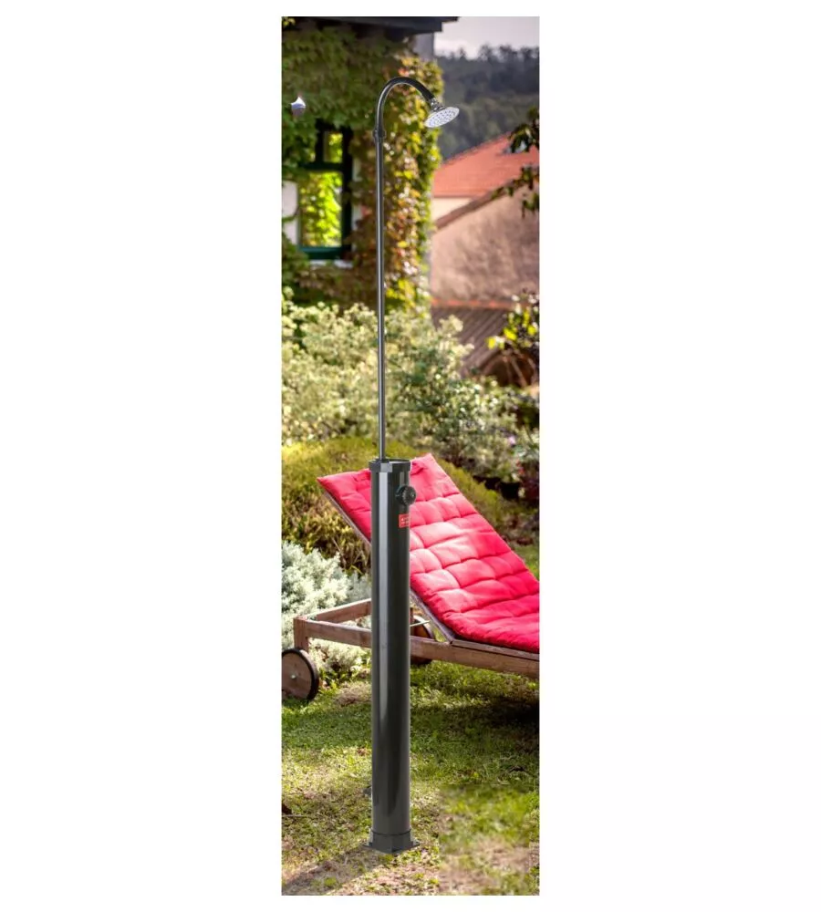 Doccia solare per giardino gre in pvc 9 l - cod. ar1009