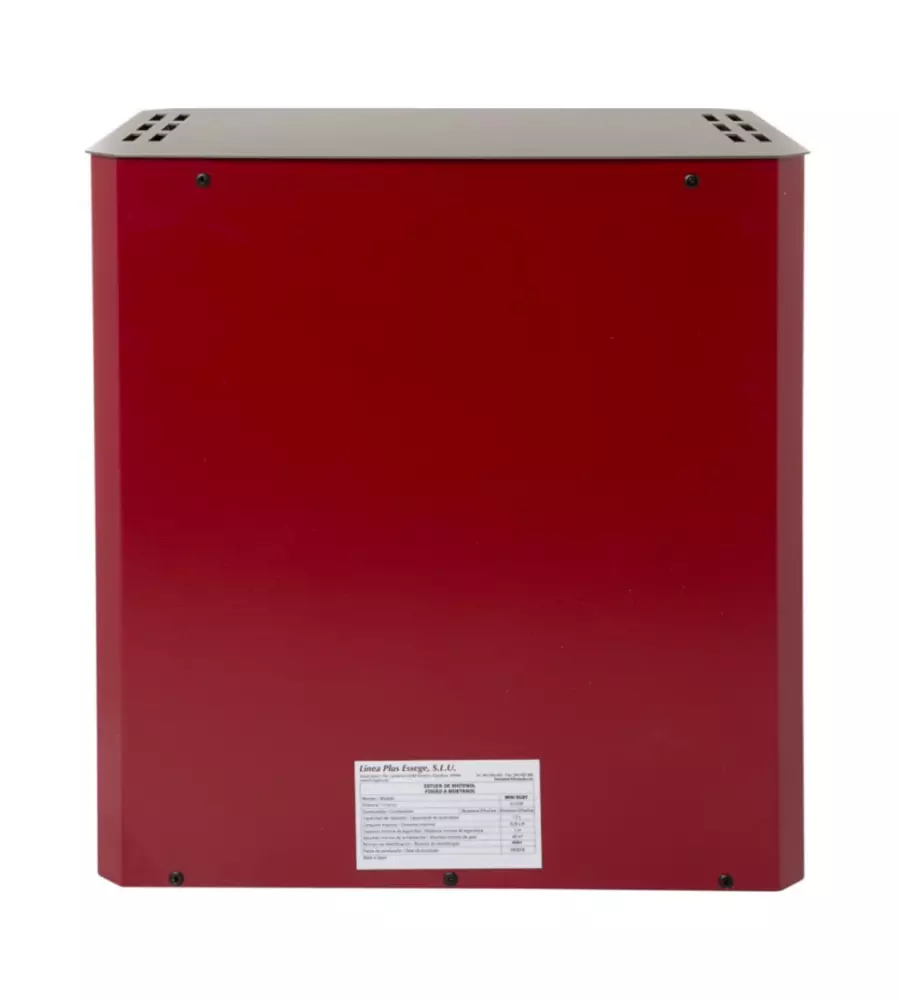 Stufa a bioetanolo tecno air system "mini ruby" bordeaux 2,3 kw