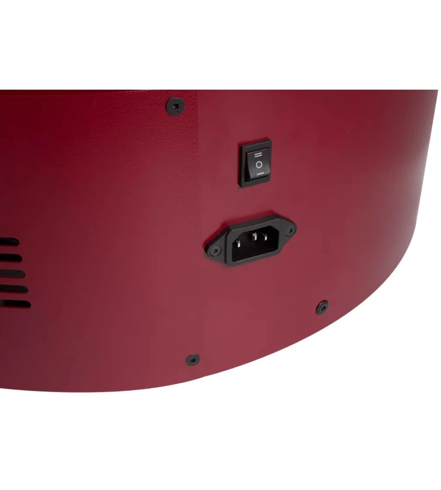 Stufa a bioetanolo ventilata tecno air system "ruby elegance" bordeaux 3 kw