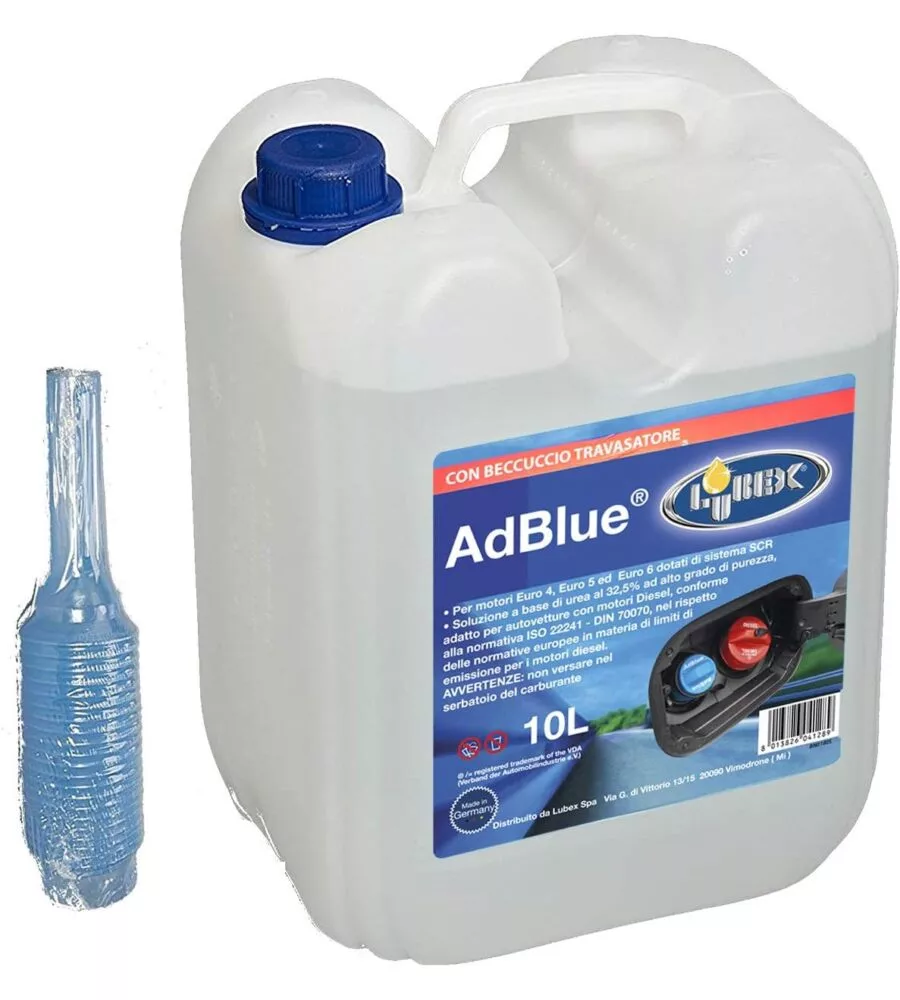 Additivo auto adblue per motori diesel euro 4 - 5 - 6