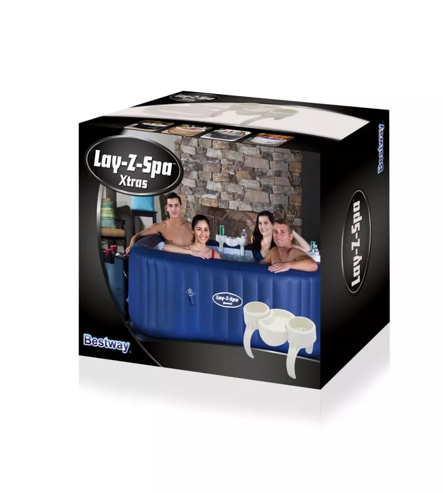 Bestway porta oggetti / bottiglie per piscina lay-z-spa - 60306