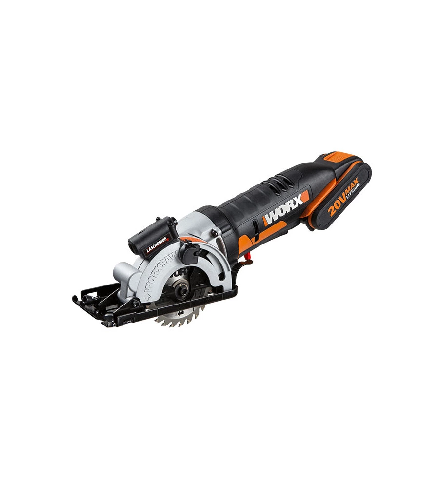 Worx - sega circolare compatta "wx523" con batteria al litio 20v.