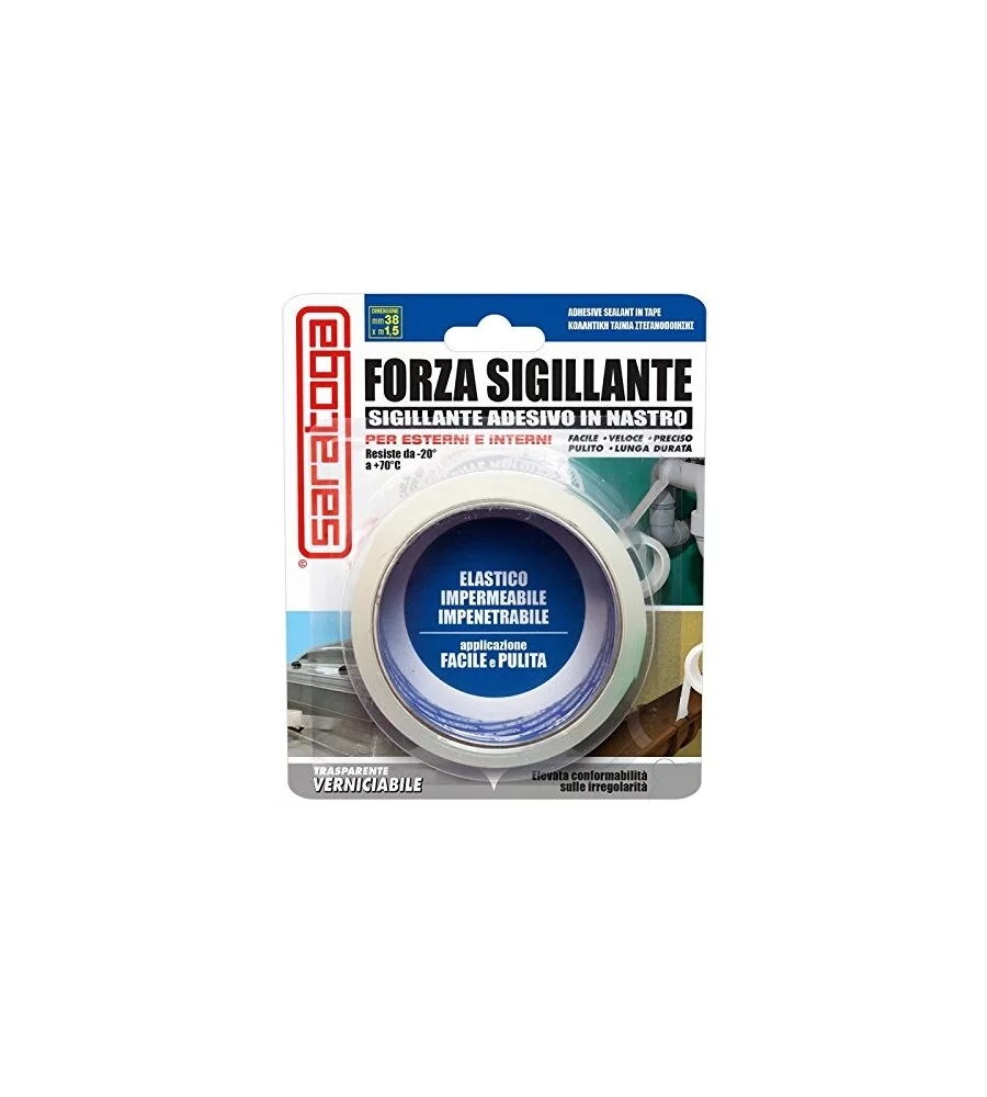 Nastro forza sigillante saratoga - 38mm x 1,5 metri.