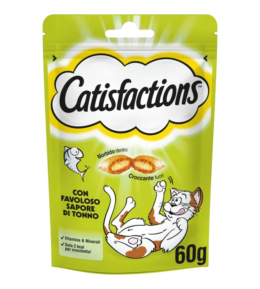 Catisfaction - snack per gatti tonno 60 gr