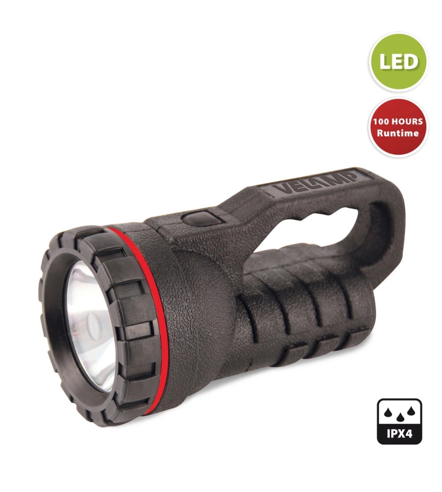 Torcia led super luminosa - 35 lumen batterie 2d