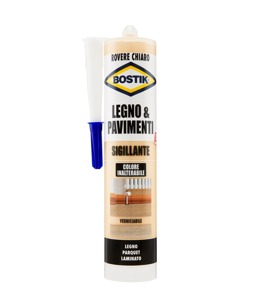 Sigillante legno & pavimenti rovere chiaro bostik - 300 ml