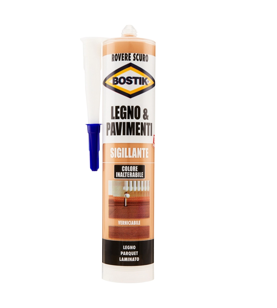 Sigillante legno & pavimenti rovere scuro bostik - 300 ml