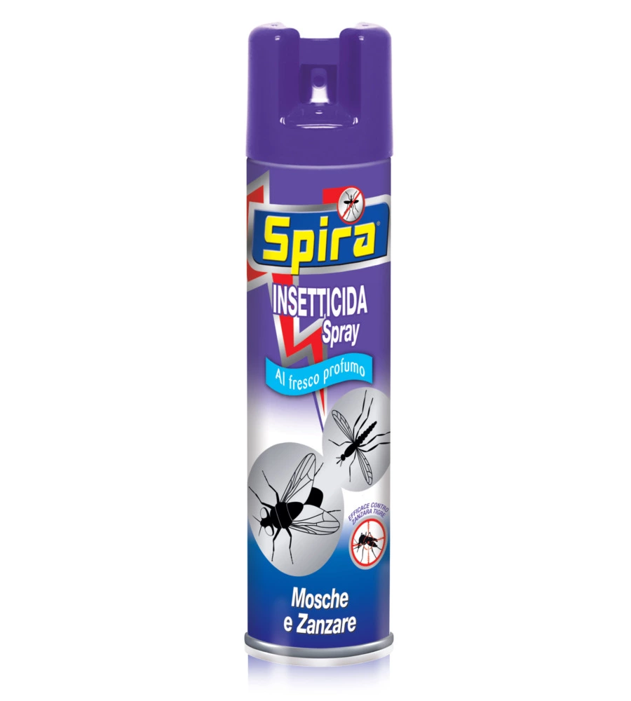 Spray insetticida mosche e zanzare spira, 400 ml