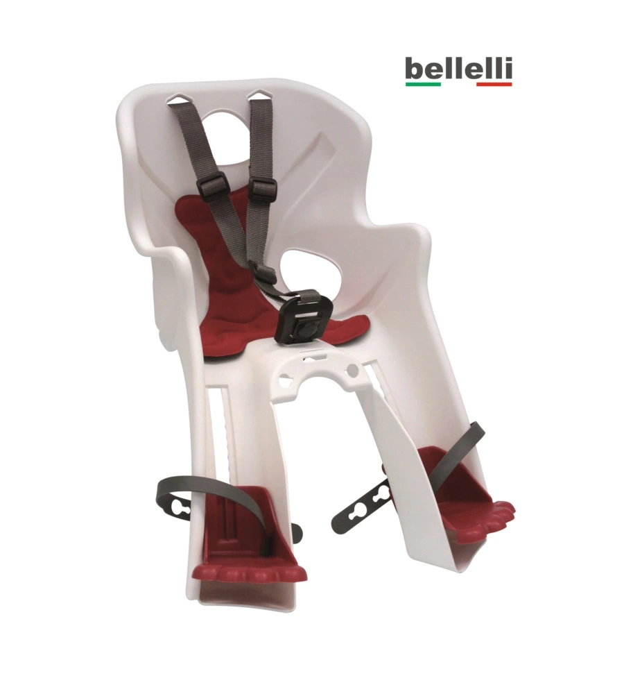 Bellelli seggiolino bici anteriore rabbit b-fix bianco