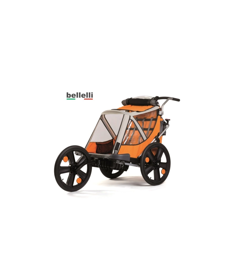 Carrello passeggino bellelli  "kit jogging" con maniglione