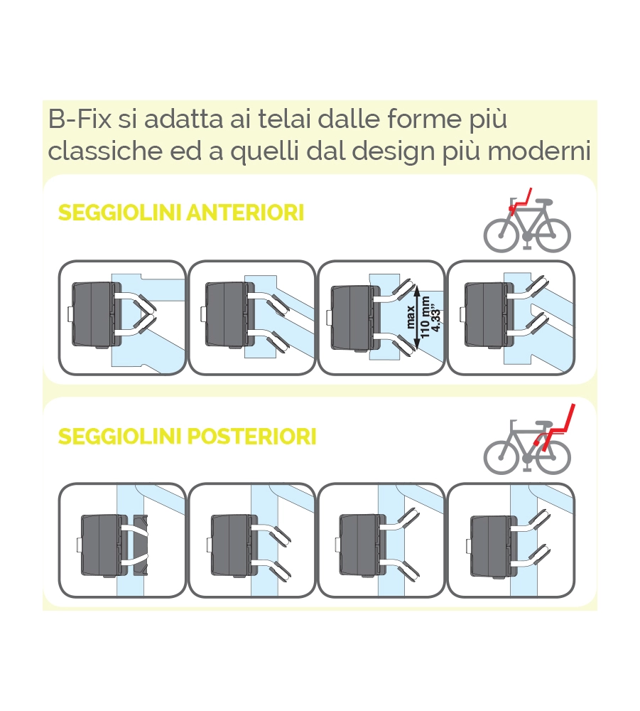 Bellelli b- fix  blocchetto  universale per bici