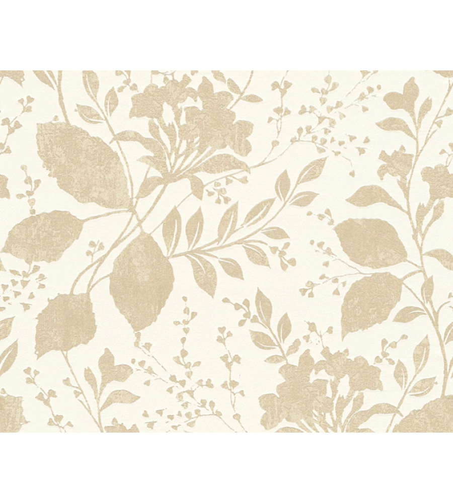 Carta da parati parato espanso tnt ramage beige