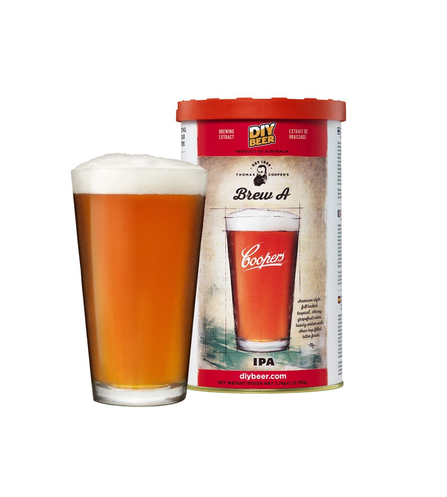 Estratto di malto coopers per birra artigianale - indian pale ale.