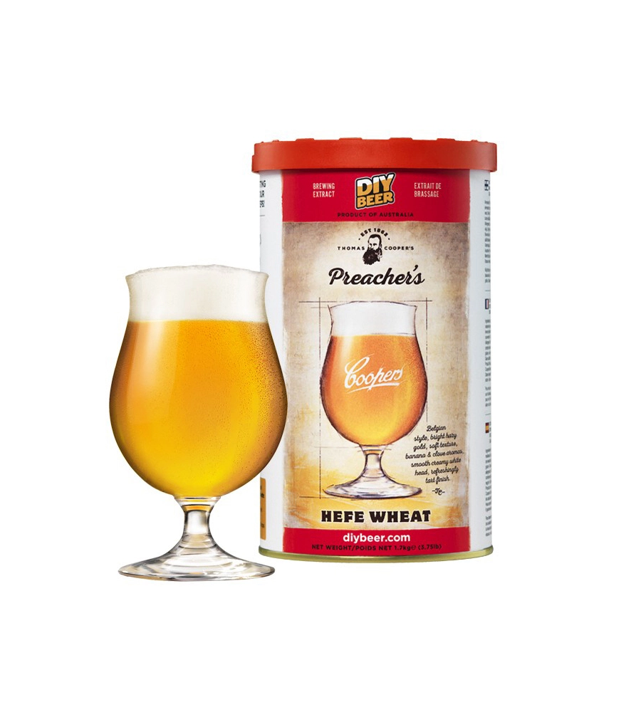 Estratto di malto coopers per birra artigianale - hefe wheat.