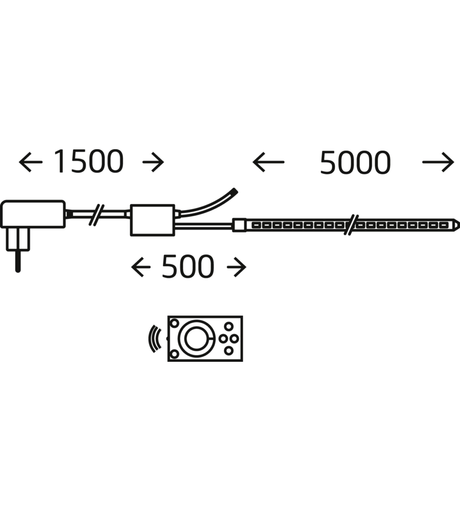 Striscia led 5 mt 3000-6000k, 1200lm