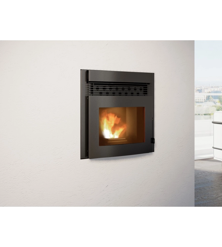 Inserto a pellet punto fuoco "alessio" 8,5 kw