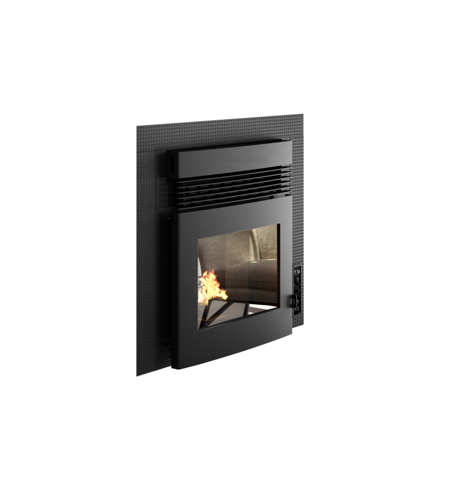 Inserto a pellet punto fuoco "alessio" 8,5 kw