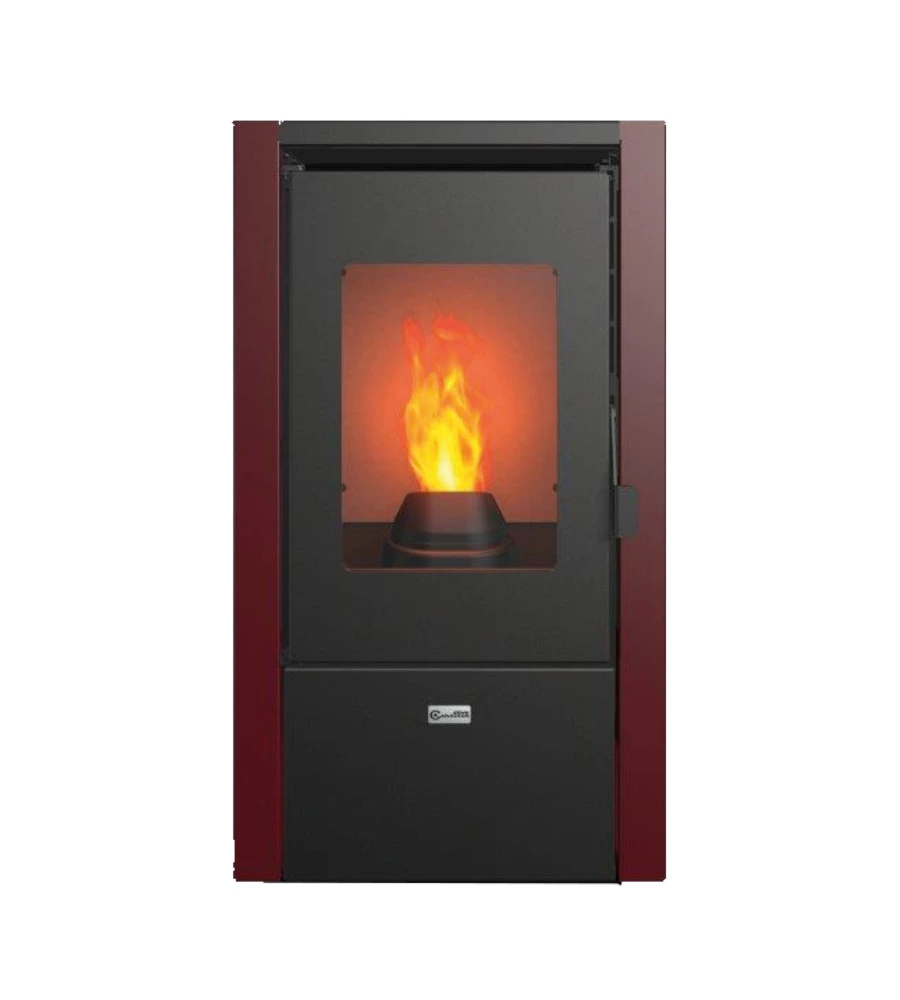 Stufa a pellet canadian stove "nevada 7" bordeaux 6,2 kw