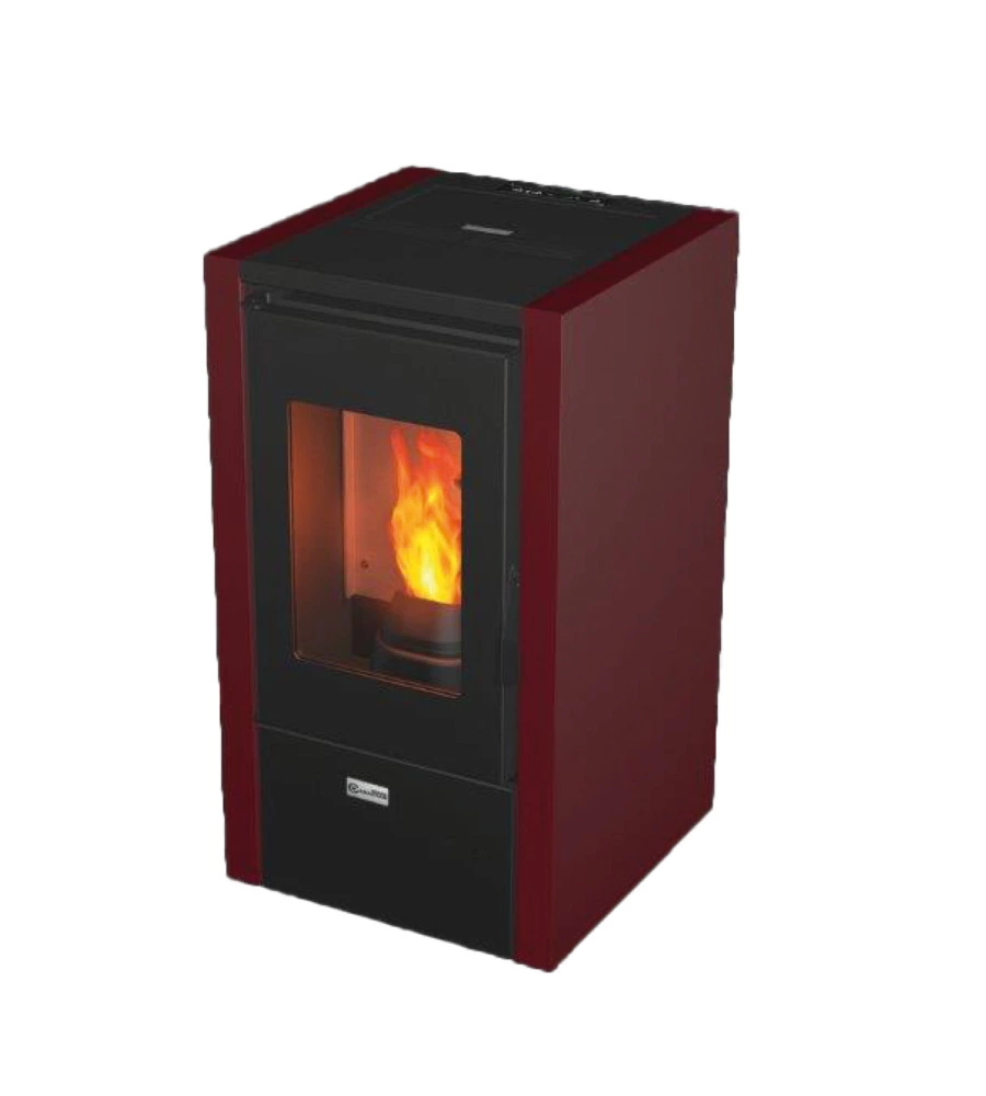 Stufa a pellet canadian stove "nevada 7" bordeaux 6,2 kw