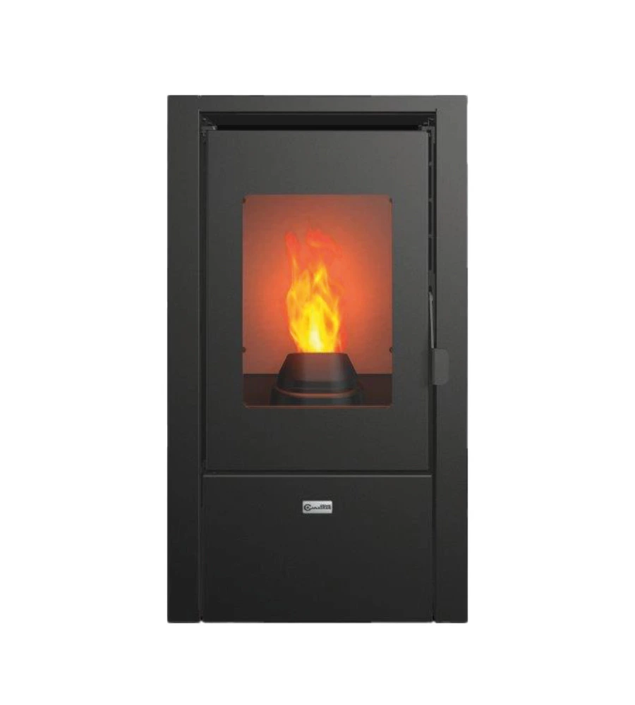 Stufa a pellet canadian stove "mignon 6" nero 6,2 kw