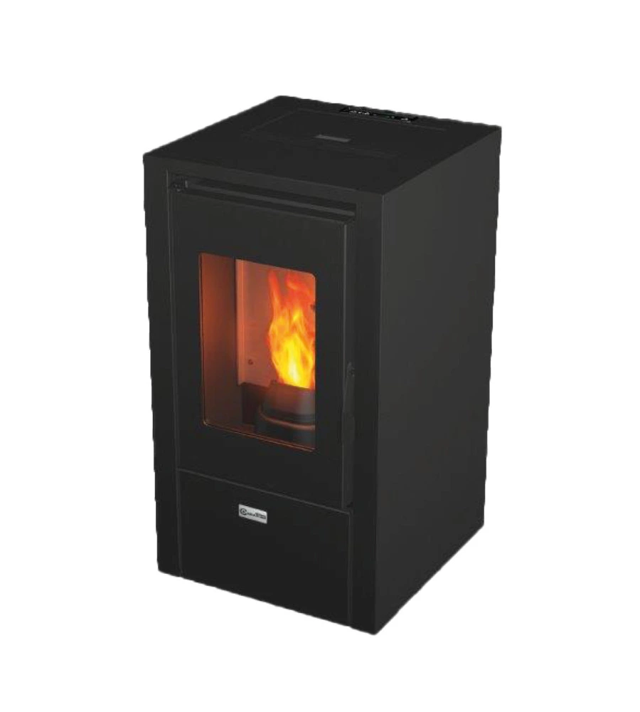 Stufa a pellet canadian stove "mignon 6" nero 6,2 kw