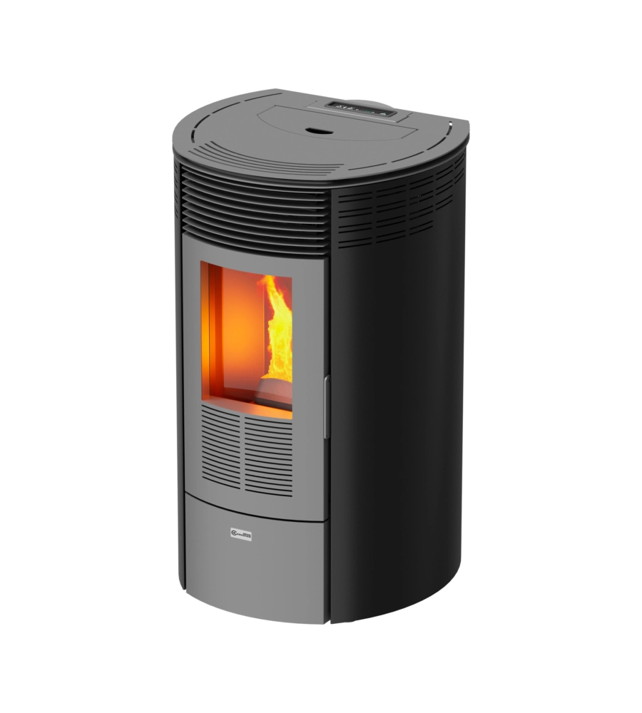 Stufa a pellet canadian stove "columbia 8" nero 6,3 kw