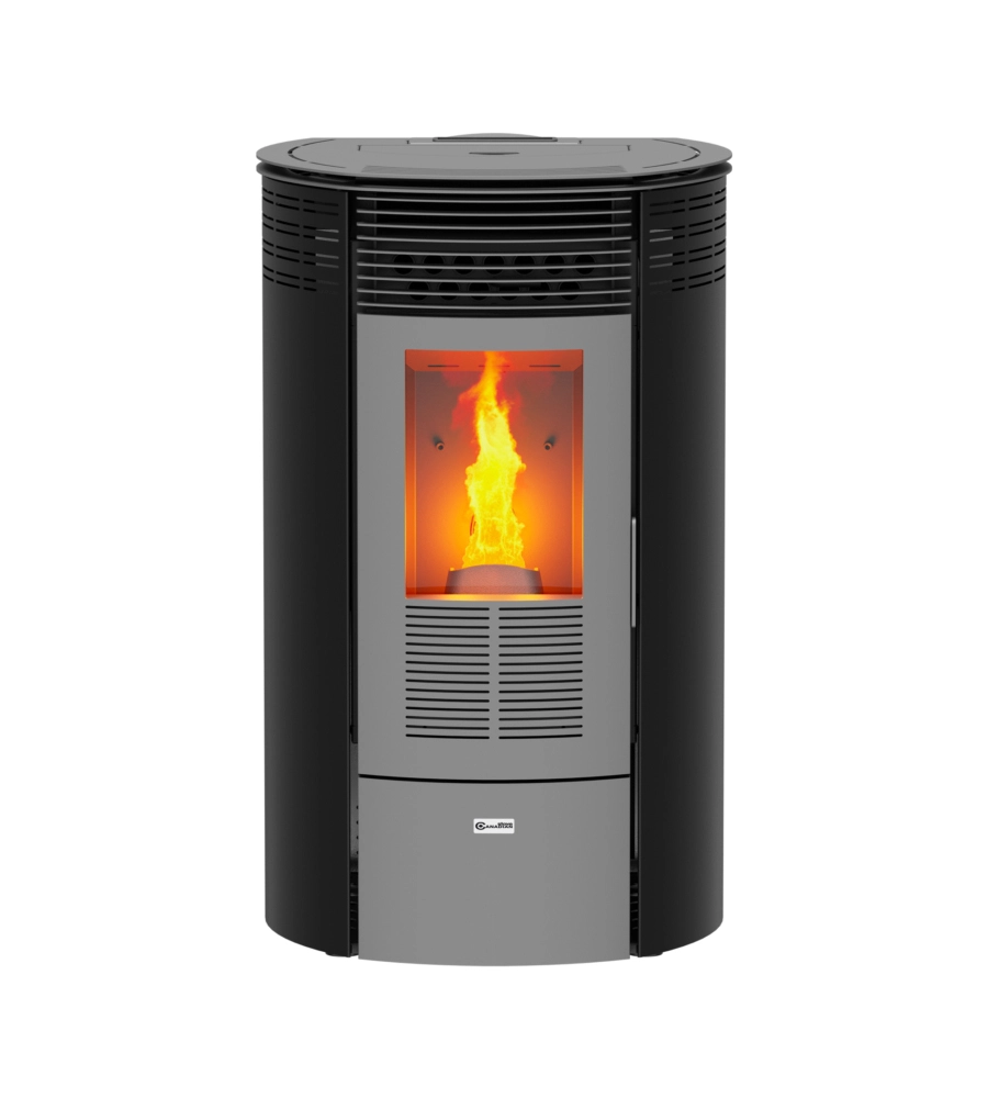 Stufa a pellet canadian stove "columbia 8" nero 6,3 kw