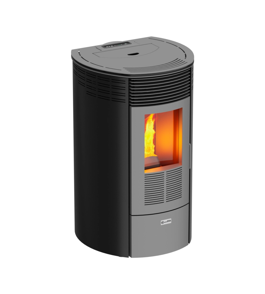 Stufa a pellet canadian stove "columbia 10" nero 7,8 kw