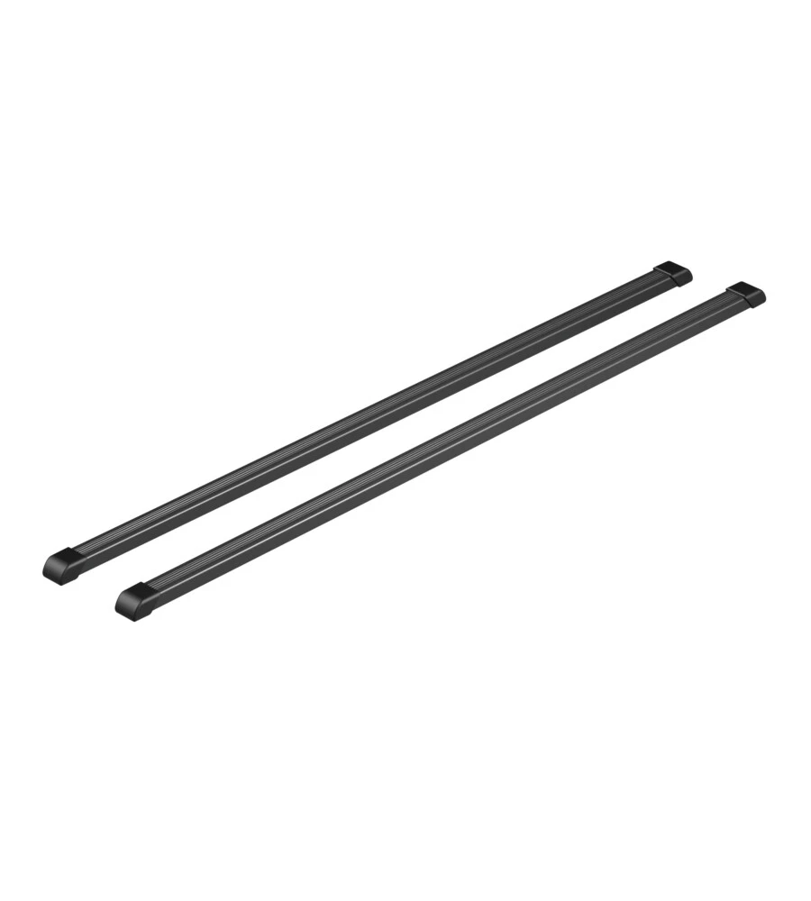 Coppia barre portatutto in acciaio sezione quadra - m - 120 cm  n15020